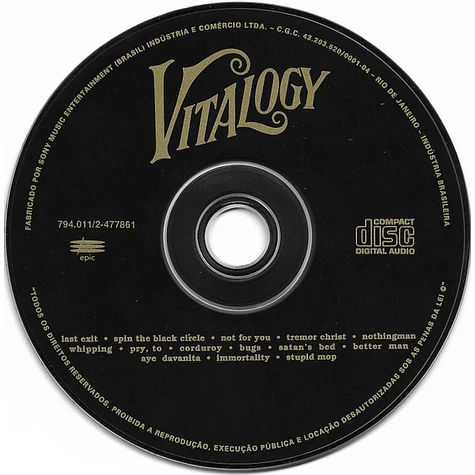 Pearl Jam - Vitalogy
