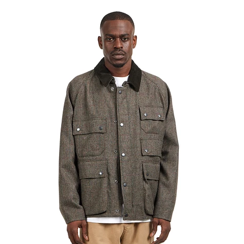 Barbour - Editor Wool Jacket (Olive Check) | HHV