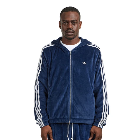 adidas x Wales Bonner - Velour Track Jacket (Collegiate Navy) | HHV