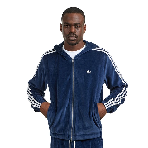 adidas x Wales Bonner - Velour Track Jacket (Collegiate Navy) | HHV