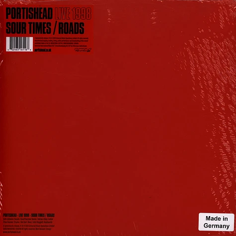 Portishead - Live 1998 Sour Times Roads Limited Edition