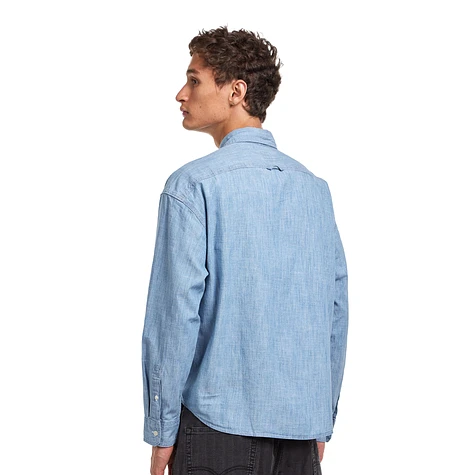 Levi's® - LS Zandt Cropped Shirt (Light Indigo) | HHV