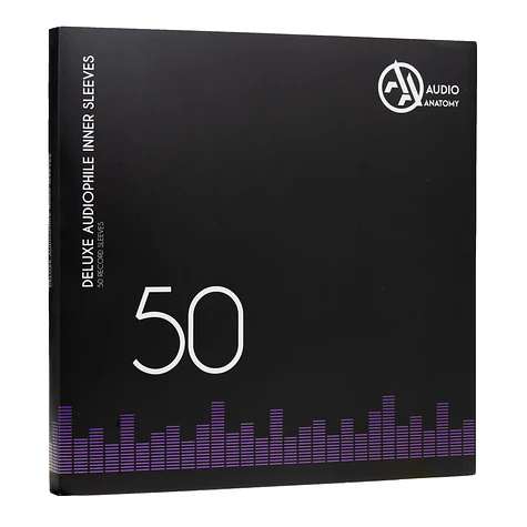 Audio Anatomy - 50X 12" Deluxe Audiophile Antistatic Inner Sleeves