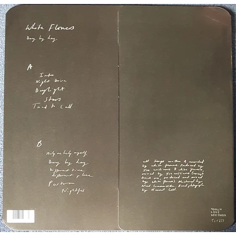 【UK限定LP】 White Flowers / DAY BY DAY White Flowers – Day By Day – Vinyl (Blue, LP, Album), 2021