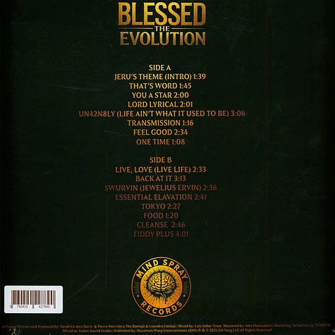 Jeru The Damaja - Blessed The Evolution