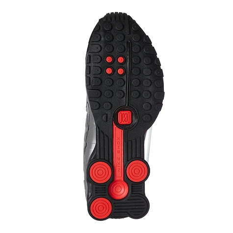 Nike Shox R4 (Black Metallic Silver Light Crimson) HHV