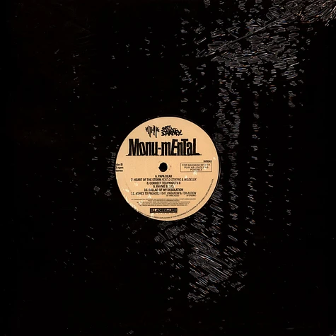 uMaNg & B.B.Z Darney - Monu-mEnTaL Black Vinyl Edition