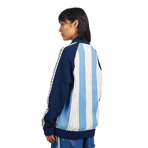adidas - Archive Cutline Knit Track Top (Night Indigo / Ash Blue