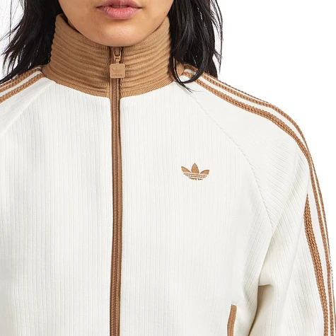 adidas - Velour Knit Track Top (Off White) | HHV