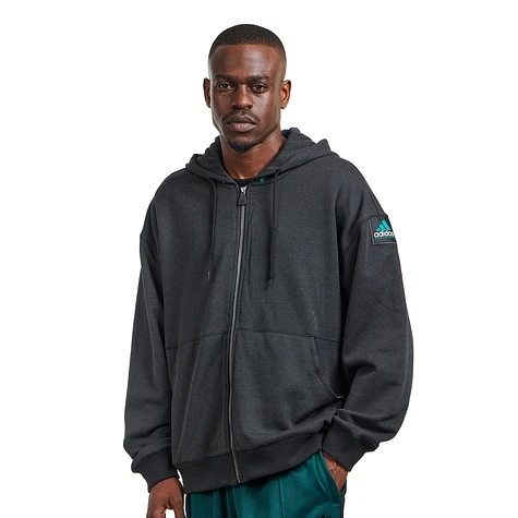 adidas - Equipment Reflective Full-Zip Hoodie (Black) | HHV