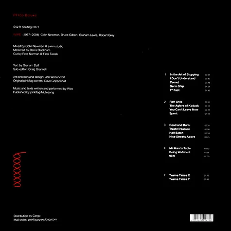 Wire - PF456 Deluxe - Vinyl 2x10