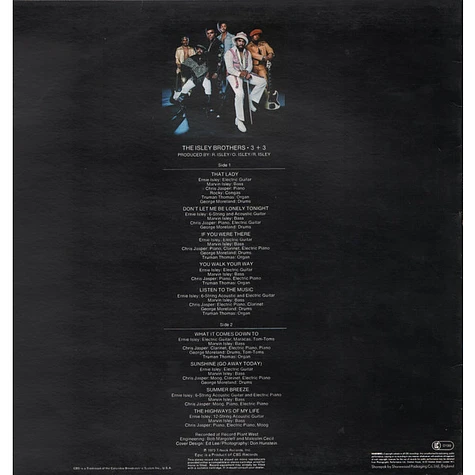 The Isley Brothers - 3 + 3 - Vinyl LP - UK - Reissue | HHV