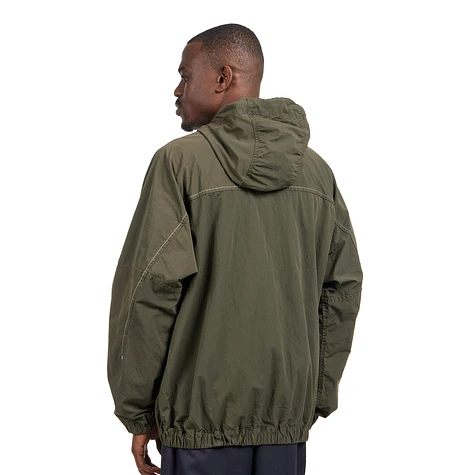 ROA x and wander - Garment Dye Nylon Hooded Jacket (Khaki) | HHV