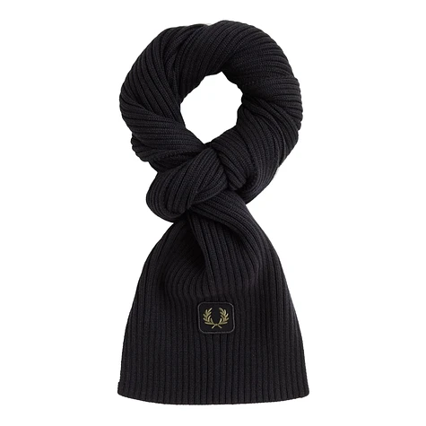 Fred Perry - Cotton Ribbed Scarf