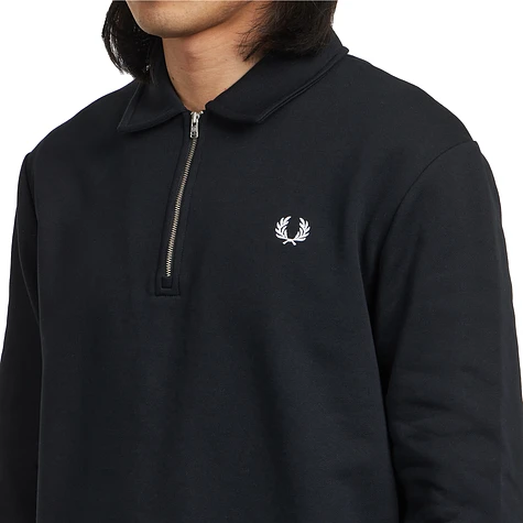 Fred Perry - Half Zip Collared Sweatshirt