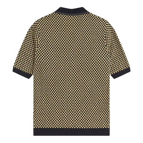 Fred Perry - Chequerboard Knitted Shirt