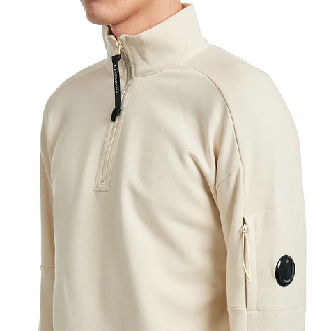 C.P. Company - Diagonal Raised Fleece Half Zip Lens Sweatshirt