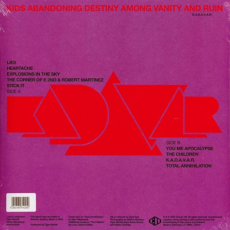 Kadavar - Kids Abandoning Destiny Among Vanity And Ruin Purple Vinyl Edition