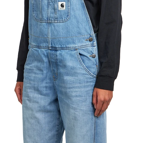 Carhartt WIP - W' Bib Overall Straight "Camano" Denim