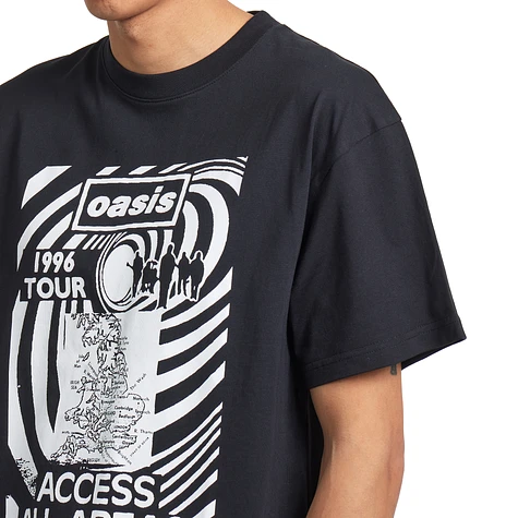 PLEASURES x Oasis - All Access T-Shirt (Black) | HHV