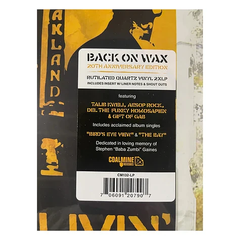 Zion I - True & Livin' Rutilated Quartz Vinyl Edition