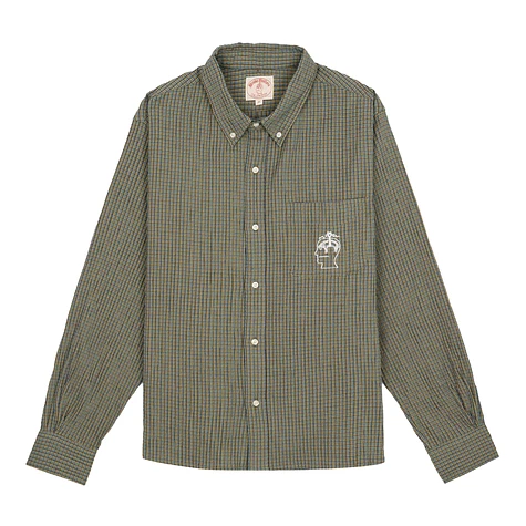 Brain Dead x Brooks Brothers California - Check Oxford Button Up Shirt