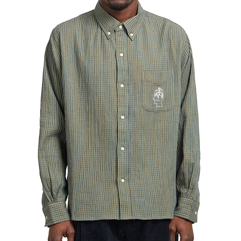 Brain Dead x Brooks Brothers California - Check Oxford Button Up Shirt
