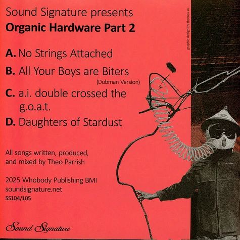 Theo Parrish - Organic Hardware Part 2 - Vinyl 2x12