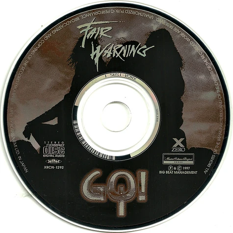 Fair Warning = Fair Warning - Go! = ゴー! - CD - 1997 - JP