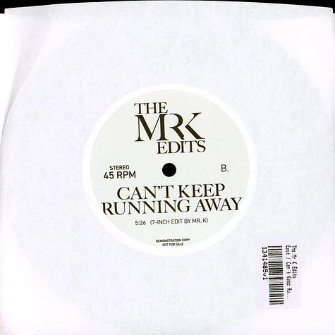 The Mr K Edits - East / Can't Keep Running Away