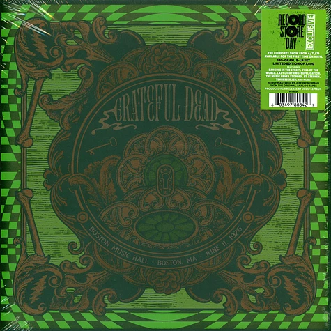 Grateful Dead - Boston Music Hall Boston Ma 6/11/76 180 Gram