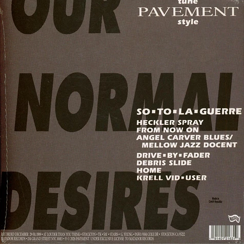 Pavement - Perfect Sound Forever Record Store Day 2026 White Vinyl Edition