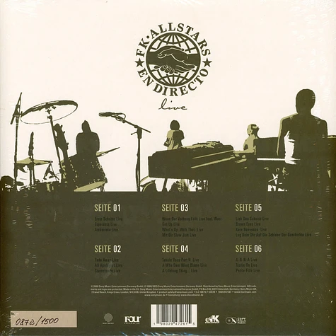 FK Allstars - En Directo 25th Anniversary Record Store Day 2026 Tri-Colored Vinyl Edition w/ Slipmat & Booklet