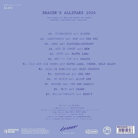 Brauer - Allstars Clear Vinyl Edition