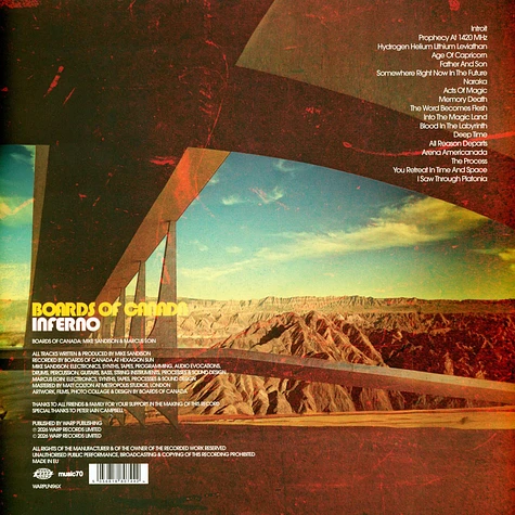 Boards Of Canada - Inferno Red Vinyl Deluxe Edition - Vinyl 2LP