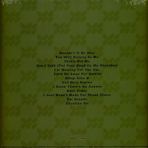 Beach Boys - Pet Sounds DSS One-Step Vinyl Edition - Vinyl LP
