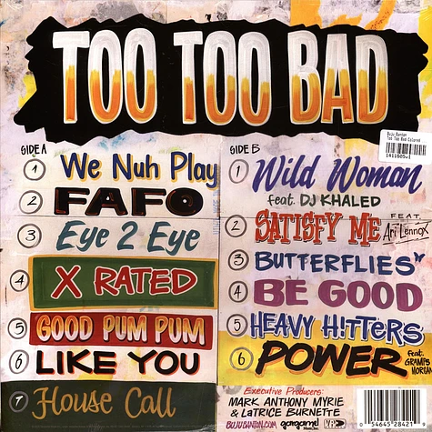 Buju Banton - Too Too Bad Colored Vinyl Edition - Vinyl LP - 2026