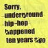 Busdriver - Underground hip hop