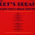 V.A. - Let's Break - Super Disco Break-Dancing