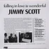 Jimmy Scott - Falling In Love Is Wonderful