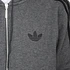 adidas - Casual Flock Zip-Up Hoodie