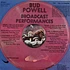 Bud Powell - Broadcast Performances 1953, Vol. 1 Of 6 Volumes