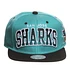 Mitchell & Ness - San Jose Sharks NHL Arch Gradient Snapback Cap