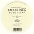 Moullinex - To Be Clear