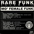 V.A. - Rare Funk Volume 10 - Mo' Female Funk