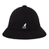 Wool Casual Bucket Hat (Black)