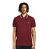 Twin Tipped Fred Perry Polo Shirt (Port)