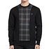 Fred Perry - Tartan Panel Sweatshirt