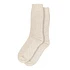 Merino Wool Blend Sock (Ivory White)