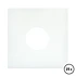 12" Vinyl LP Cover (Mittelloch) (Weiß) (25 Stück) (White)